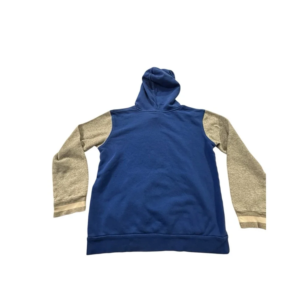 Under Armour Hoodie Boys XL Gray Blue Pullover Hooded‎ Long Sleeve Youth Top EUC